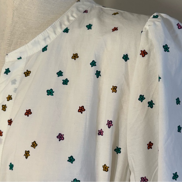 Talbots Poplin Shirtdress - Blissful Floral Size 16 - Picture 9 of 16